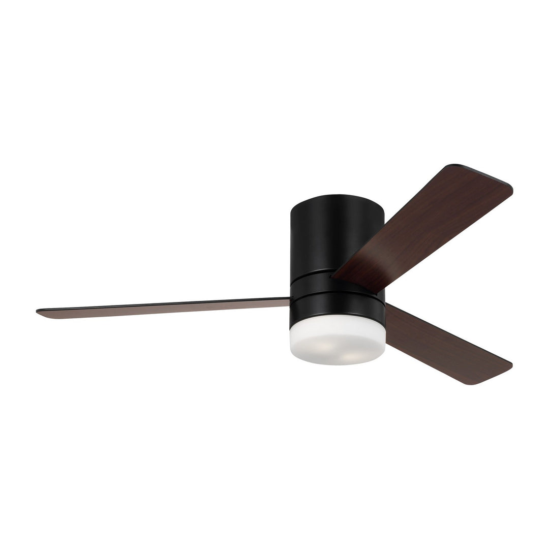 Generation Lighting Era Indoor/Outdoor Flushmount Ceiling Fan with LED and Wall Control