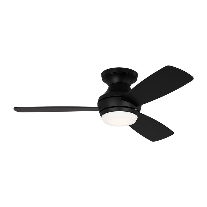 Visual Comfort Ikon Flushmount Ceiling Fan with 20W LED and Remote