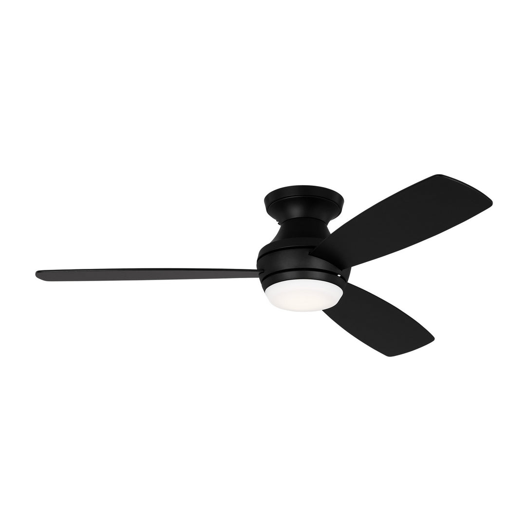 Visual Comfort Ikon Flushmount Ceiling Fan with 20W LED and Remote