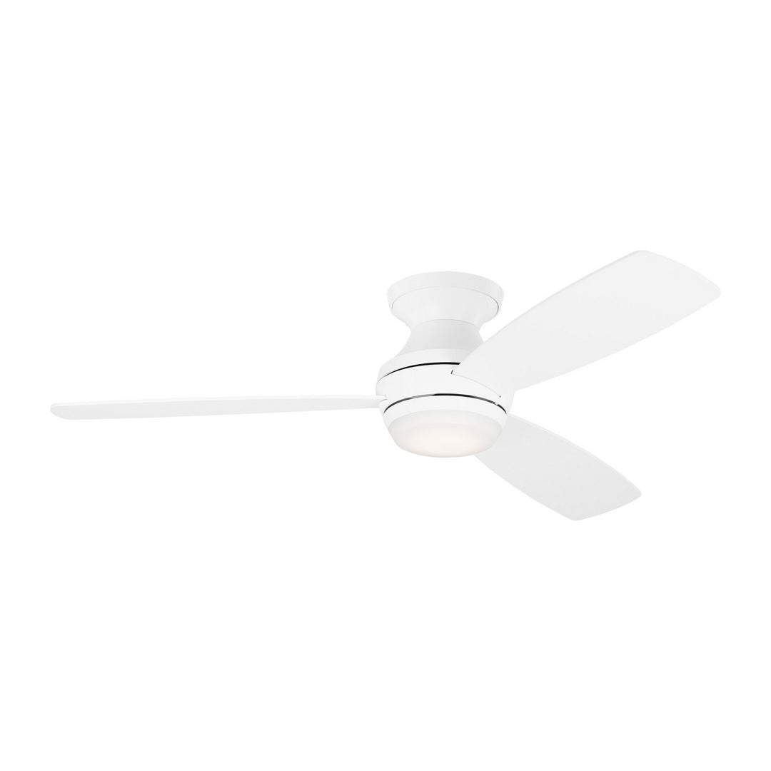 Visual Comfort Ikon Flushmount Ceiling Fan with 20W LED and Remote