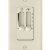 4 Speed Dual Slide Wall Control in Almond