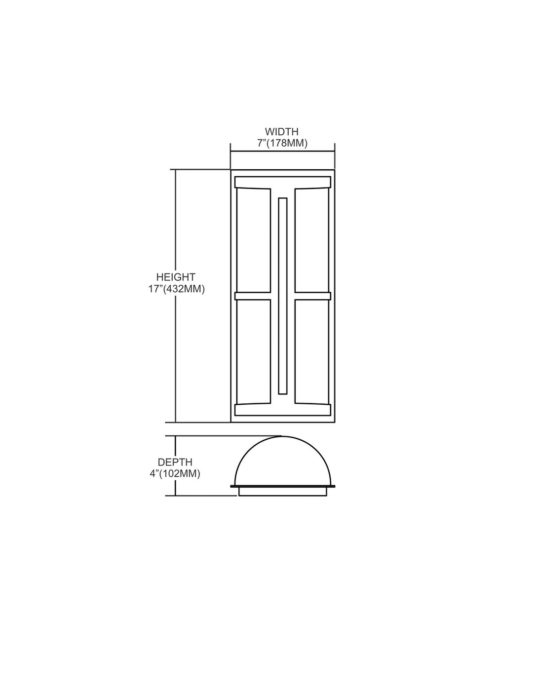 ELK Home One Light Outdoor Wall Sconce