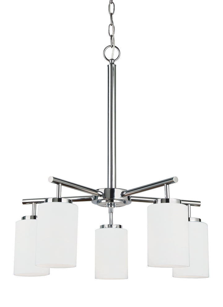 Generation Lighting. Five Light Chandelier