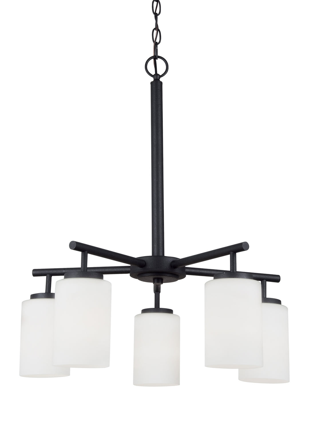 Generation Lighting. Five Light Chandelier