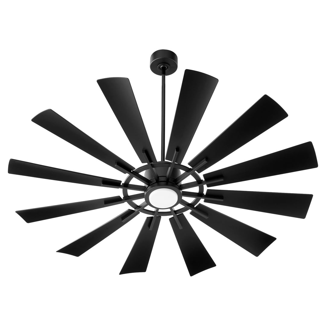 Quorum Cirque Indoor/Outdoor DC 18W LED Patio Fan with Wall Control