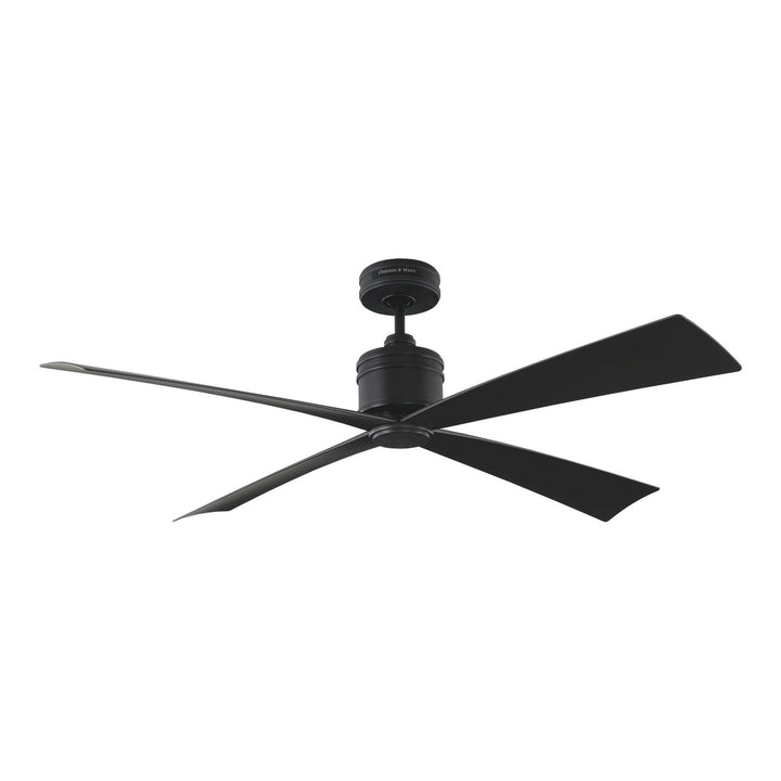 Visual Comfort Launceton 56" Indoor/Outdoor DC Ceiling Fan with Remote