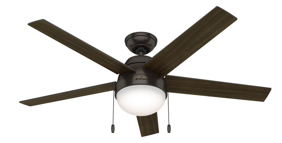 Hunter Fan Anslee Pull Chain Ceiling Fan with 18W LED