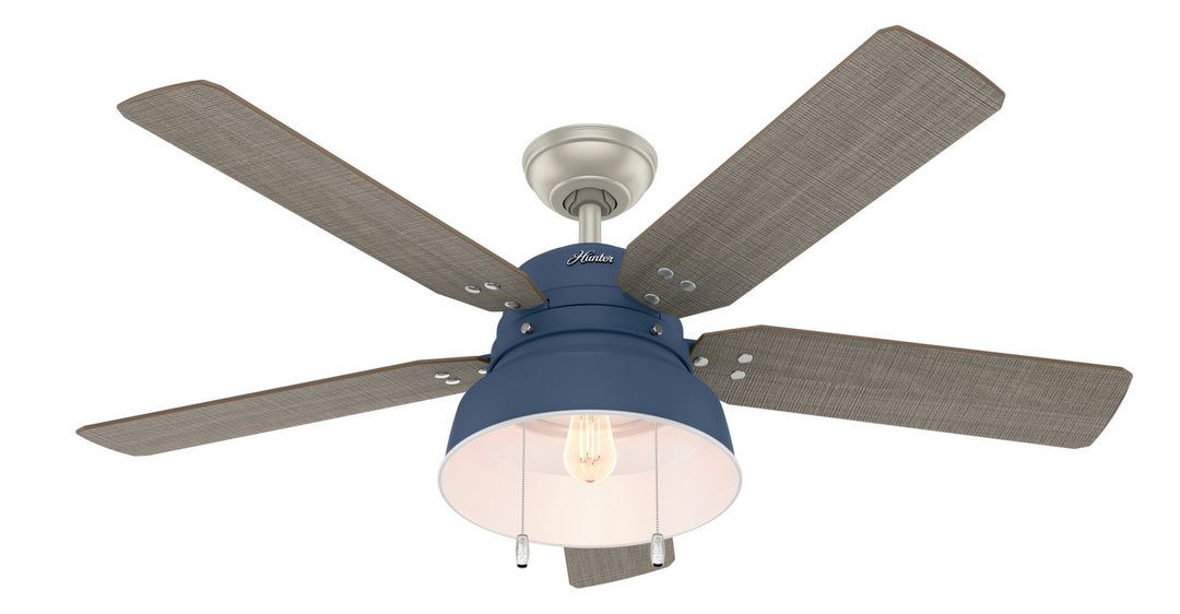 Hunter Fan Mill Valley 52" Indoor/Outdoor Pull Chain Ceiling Fan with 5W LED