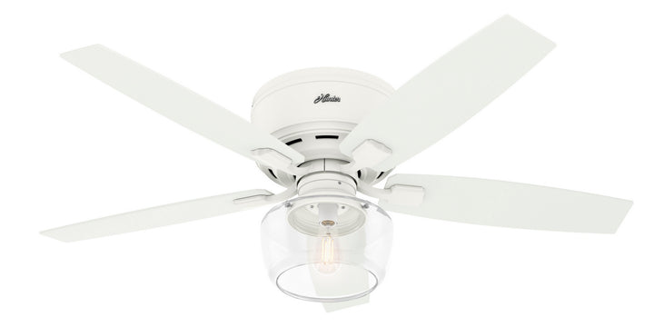 Hunter Fan Bennett Flushmount Ceiling Fan with 5W LED and Remote