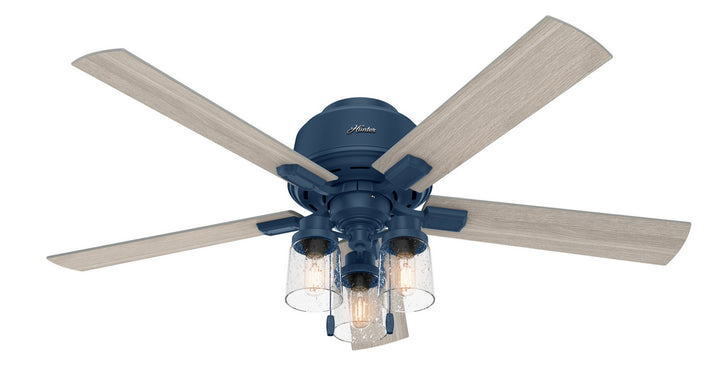 Hunter Fan Hartland Flushmount Pull Chain Ceiling Fan with 10W LED