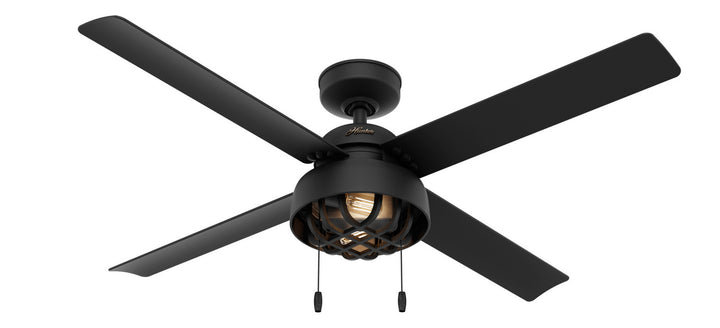 Hunter Fan Spring Mill 52" Outdoor Pull Chain Ceiling Fan with 7W LED