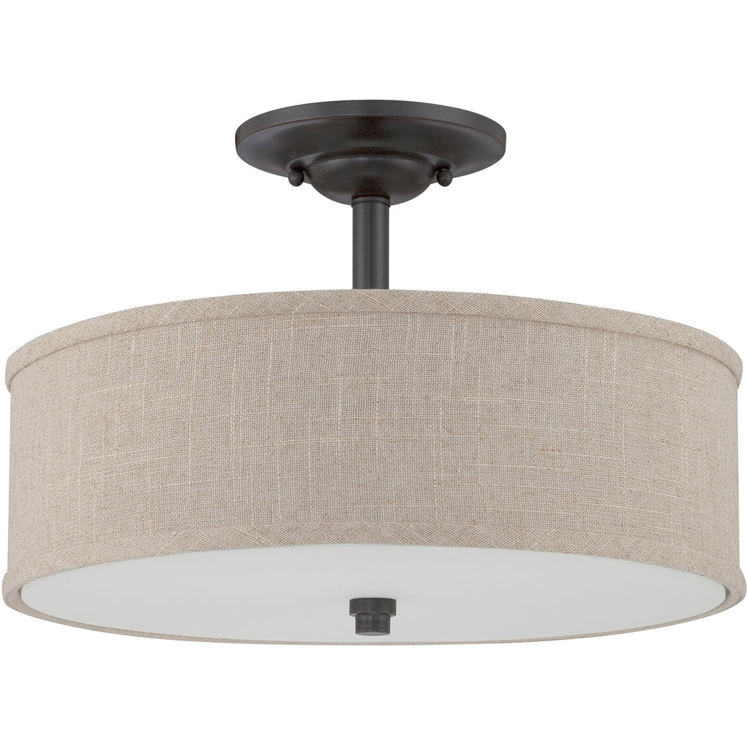 Quoizel Three Light Semi-Flush Mount