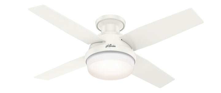 Hunter Fan Dempsey Indoor/Outdoor 44" Flushmount Ceiling Fan with 18W LED and Remote