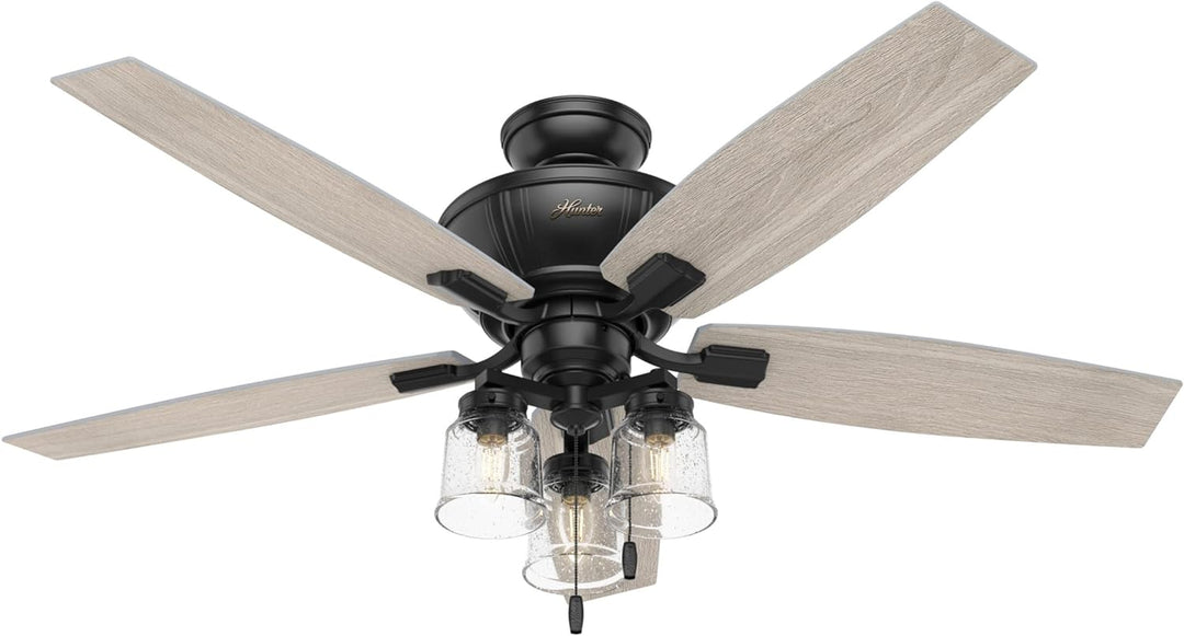 Hunter Fan Charlotte 52" Indoor Pull Chain Ceiling Fan 10.5W LED