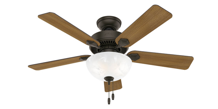 Hunter Fan Swanson 44" Indoor Pull Chain Ceiling Fan with 19.5W LED Bowl