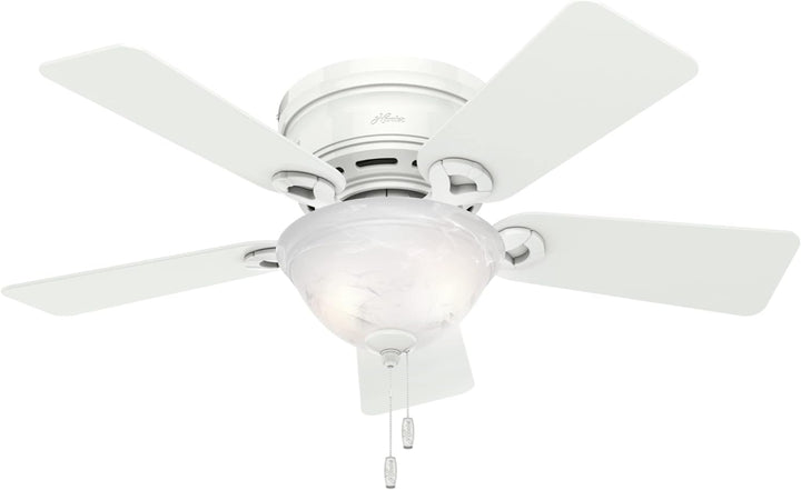 Hunter Fan Conroy 42" Flushmount Pull Chain Ceiling Fan with 18W LED