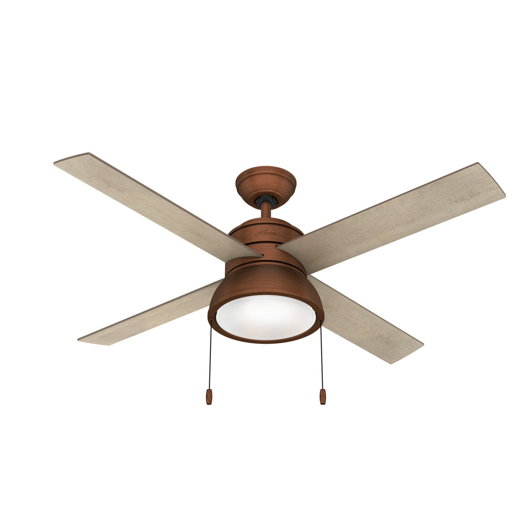 Hunter Fan Loki Pull Chain Ceiling Fan with 18W LED