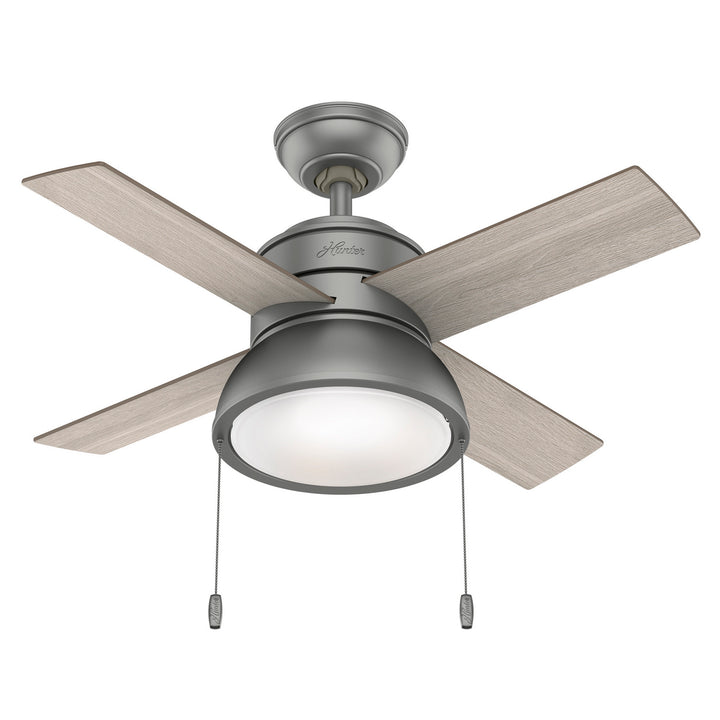 Hunter Fan Loki Pull Chain Ceiling Fan with 18W LED