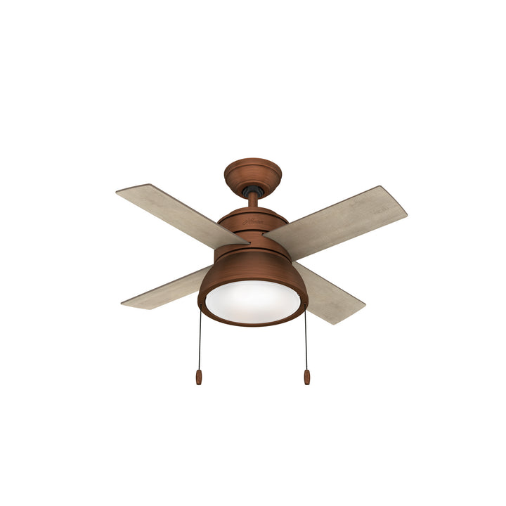 Hunter Fan Loki Pull Chain Ceiling Fan with 18W LED