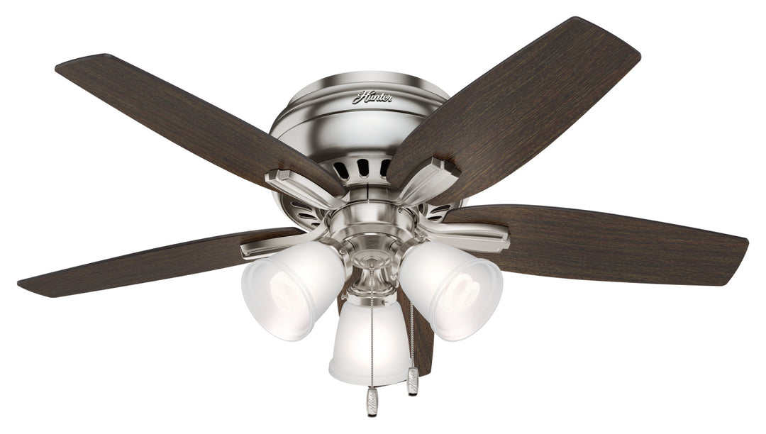 Hunter Fan Newsome 42" Flushmount Pull Chain Ceiling Fan with 27W LED