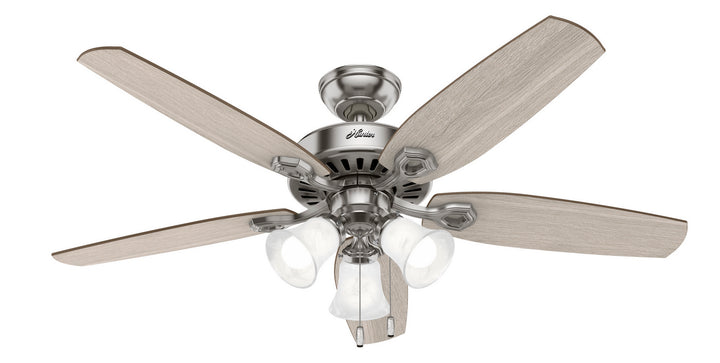 Hunter Fan Builder Plus 52" Pull Chain Ceiling Fan with 21W LED