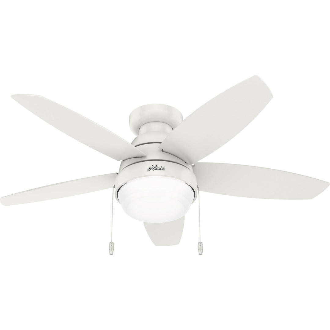 Hunter Fan Lilliana Flushmount Pull Chain Ceiling Fan with 14W LED