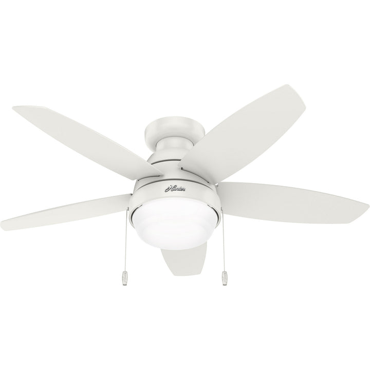 Hunter Fan Lilliana Flushmount Pull Chain Ceiling Fan with 14W LED