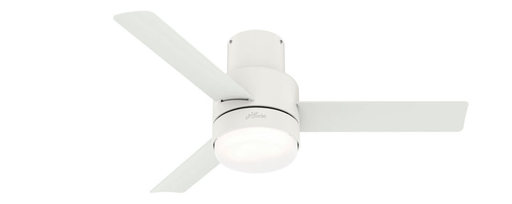 Hunter Fan Gilmour 44" Flushmount Ceiling Fan with 20W LED and Remote