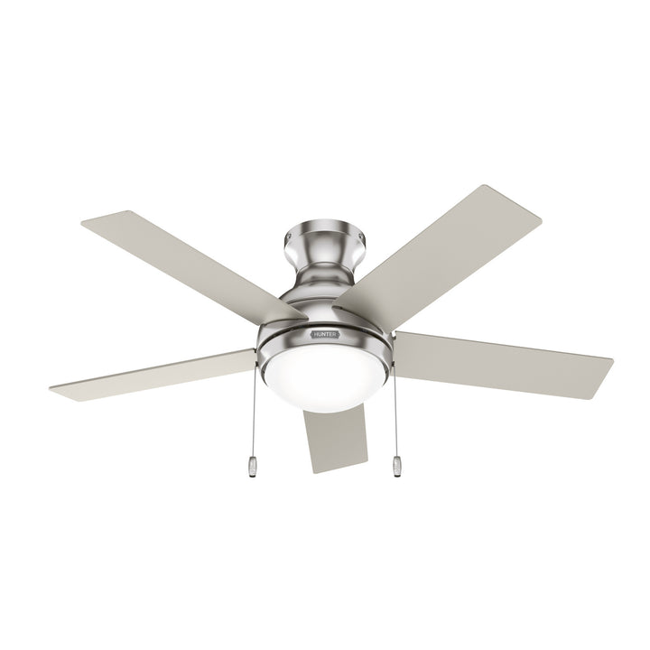 Hunter Fan Aren 44" Flushmount Pull Chain Ceiling Fan with 14W LED