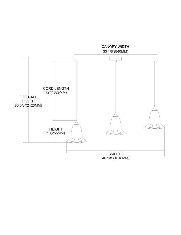 ELK Home Three Light Pendant