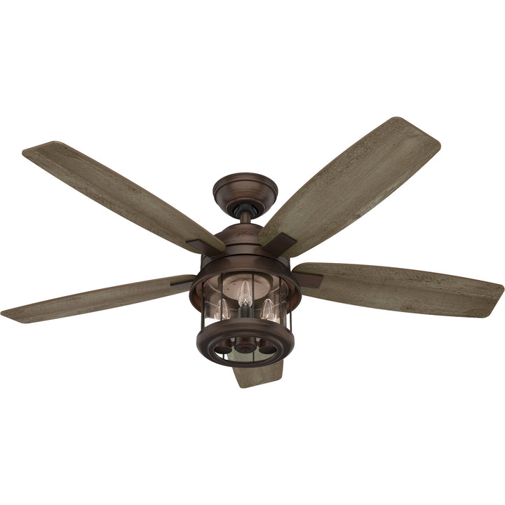 Hunter Fan Coral Bay 52" Indoor/Outdoor Ceiling Fan with 10W LED and Remote