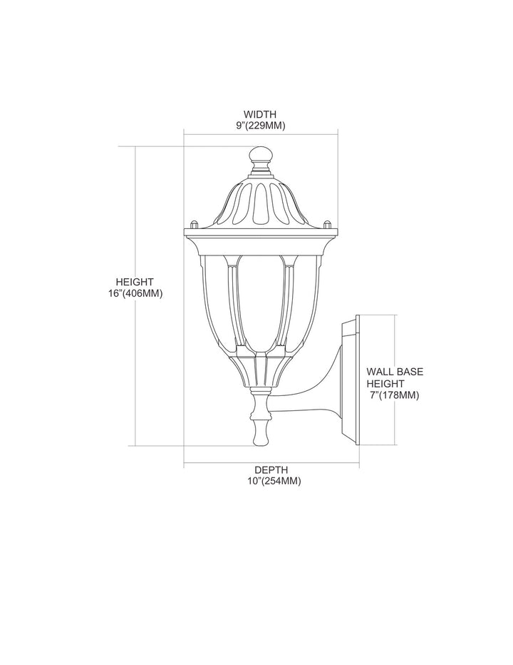 ELK Home One Light Outdoor Wall Sconce