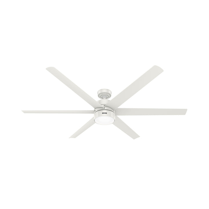 Hunter Fan Solaria Outdoor DC Ceiling Fan with LED and Wall Control