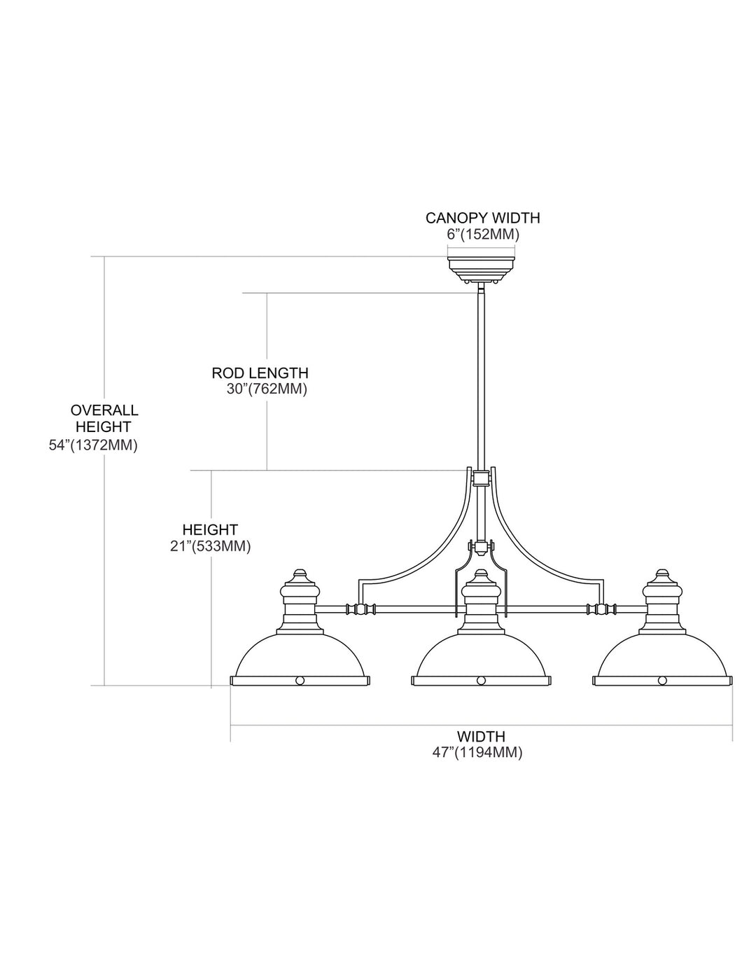 ELK Home LED Linear Chandelier