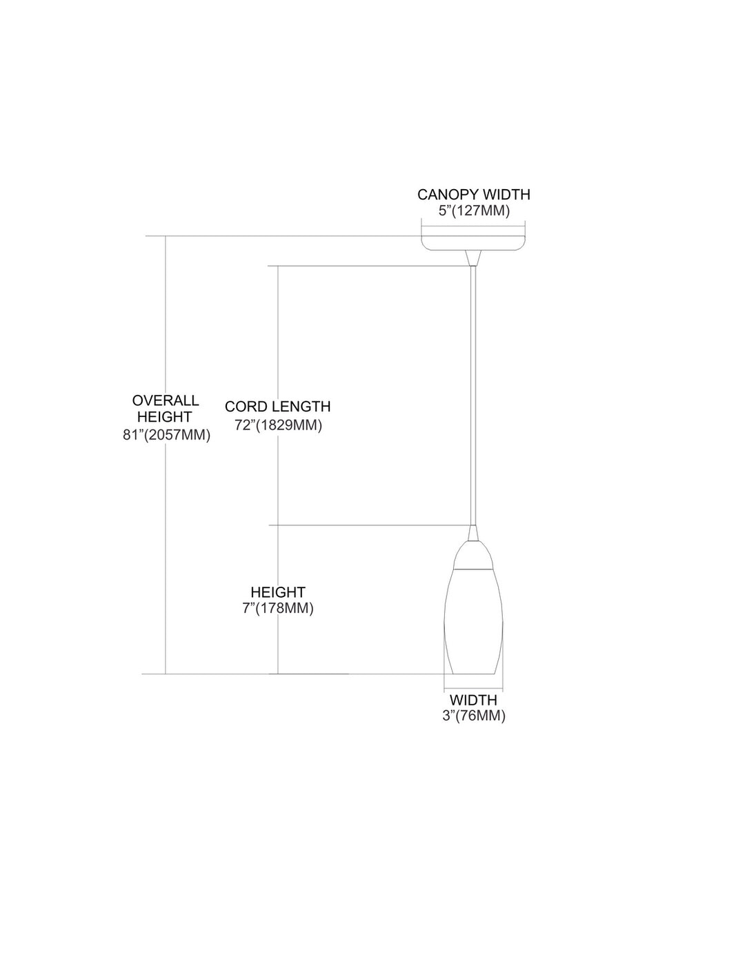 ELK Home LED Mini Pendant