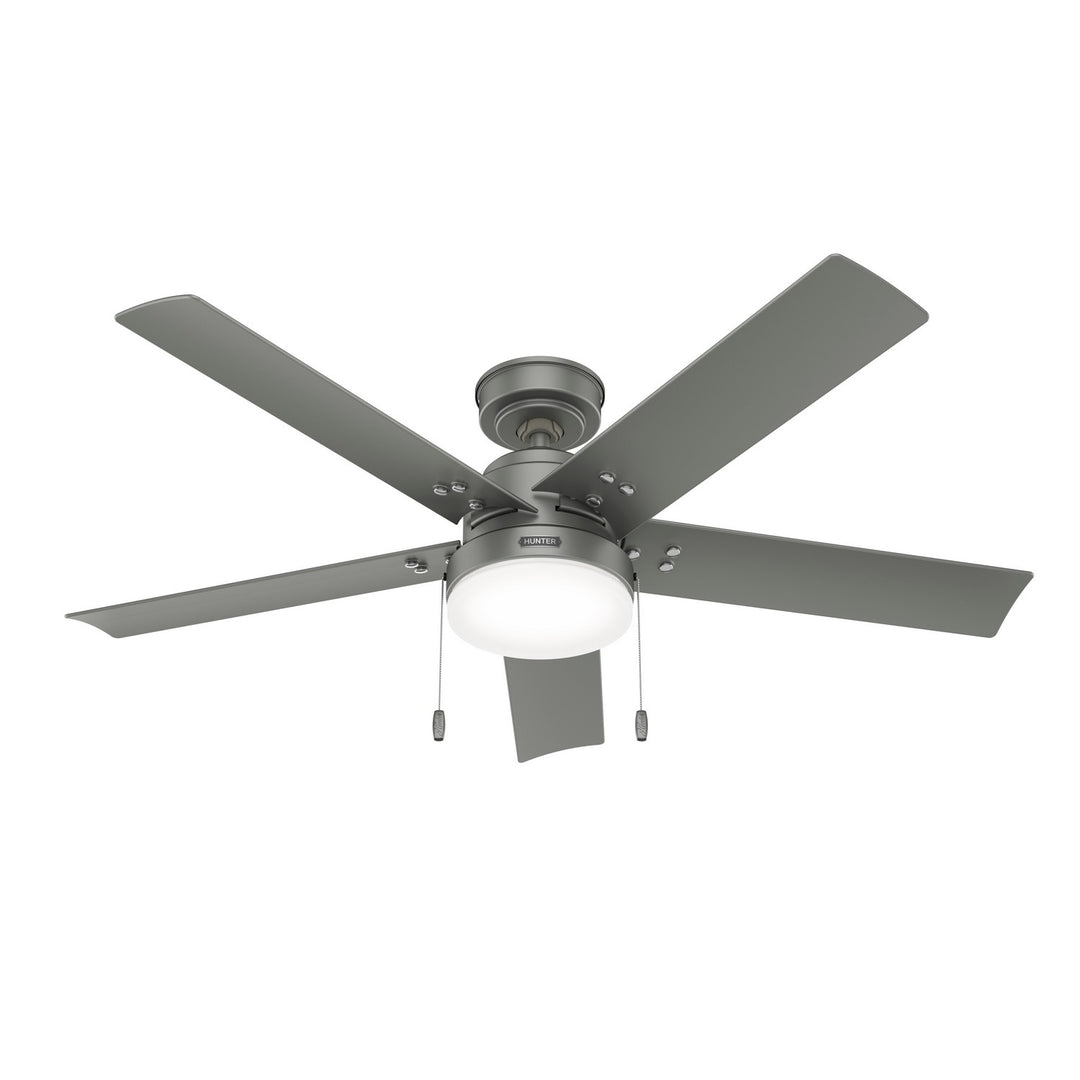 Hunter Fan Sea Point 52" Outdoor Pull Chain Ceiling Fan with 14W LED