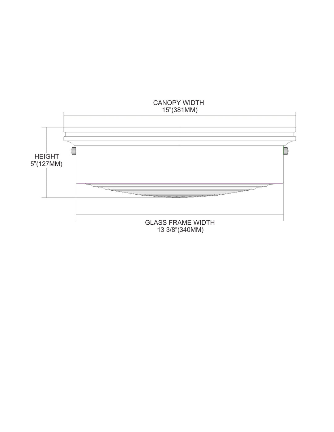 ELK Home Three Light Flush Mount