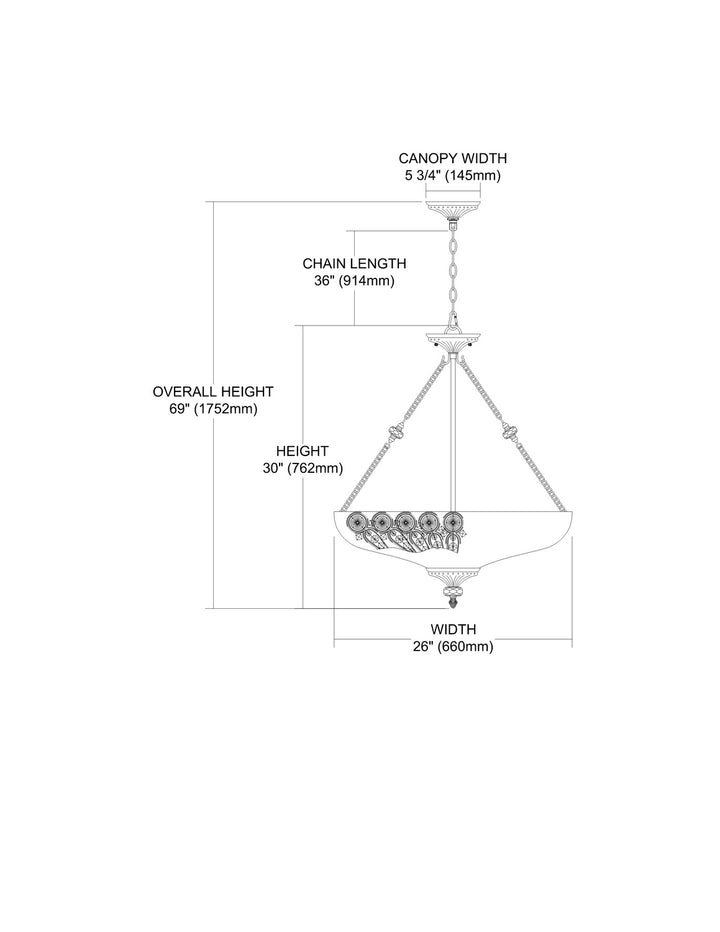 ELK Home Six Light Chandelier