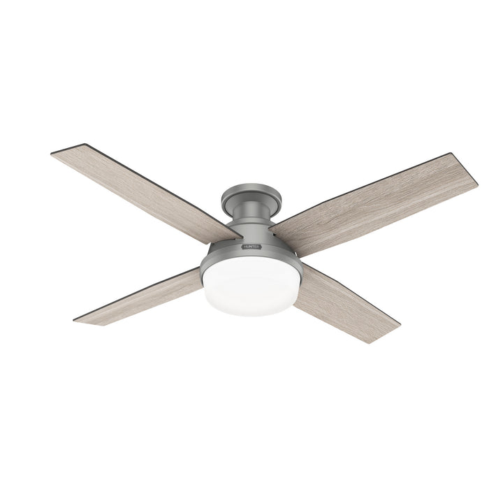 Hunter Fan Dempsey 52" Flushmount Ceiling Fan with 18W LED and Remote