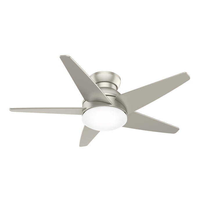 Casablanca Isotope 44" Indoor Flushmoutn Ceiling Fan with 18W LED and Wall Control