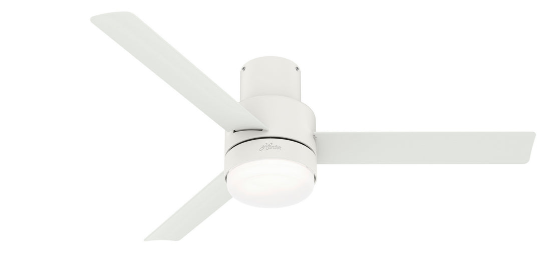 Hunter Fan Gilmour 52" Indoor/Outdoor Flushmount Ceiling Fan with 19W LED and Remote