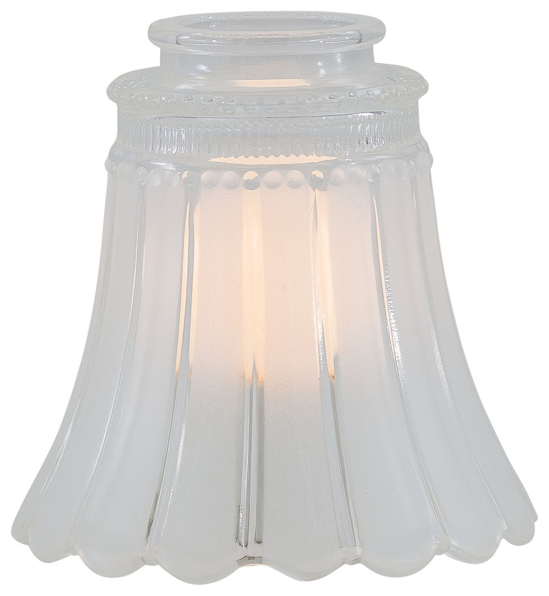2 1/4" Glass Shade in Frosted/Clear