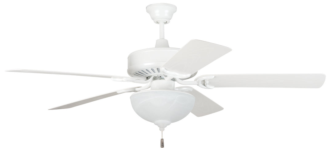 Bowl LED Fan Light Kit in White