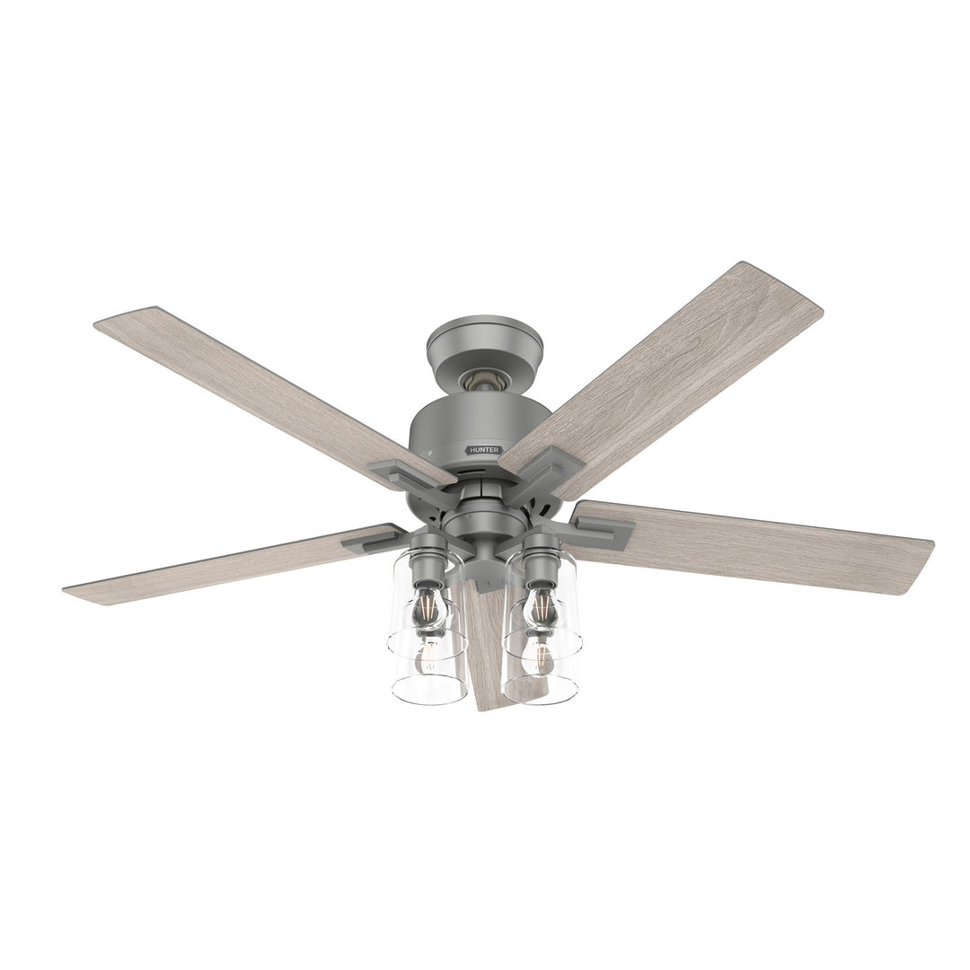 Hunter Fan Techne 52" Smart Indoor Ceiling Fan with 18.8W LED and Remote