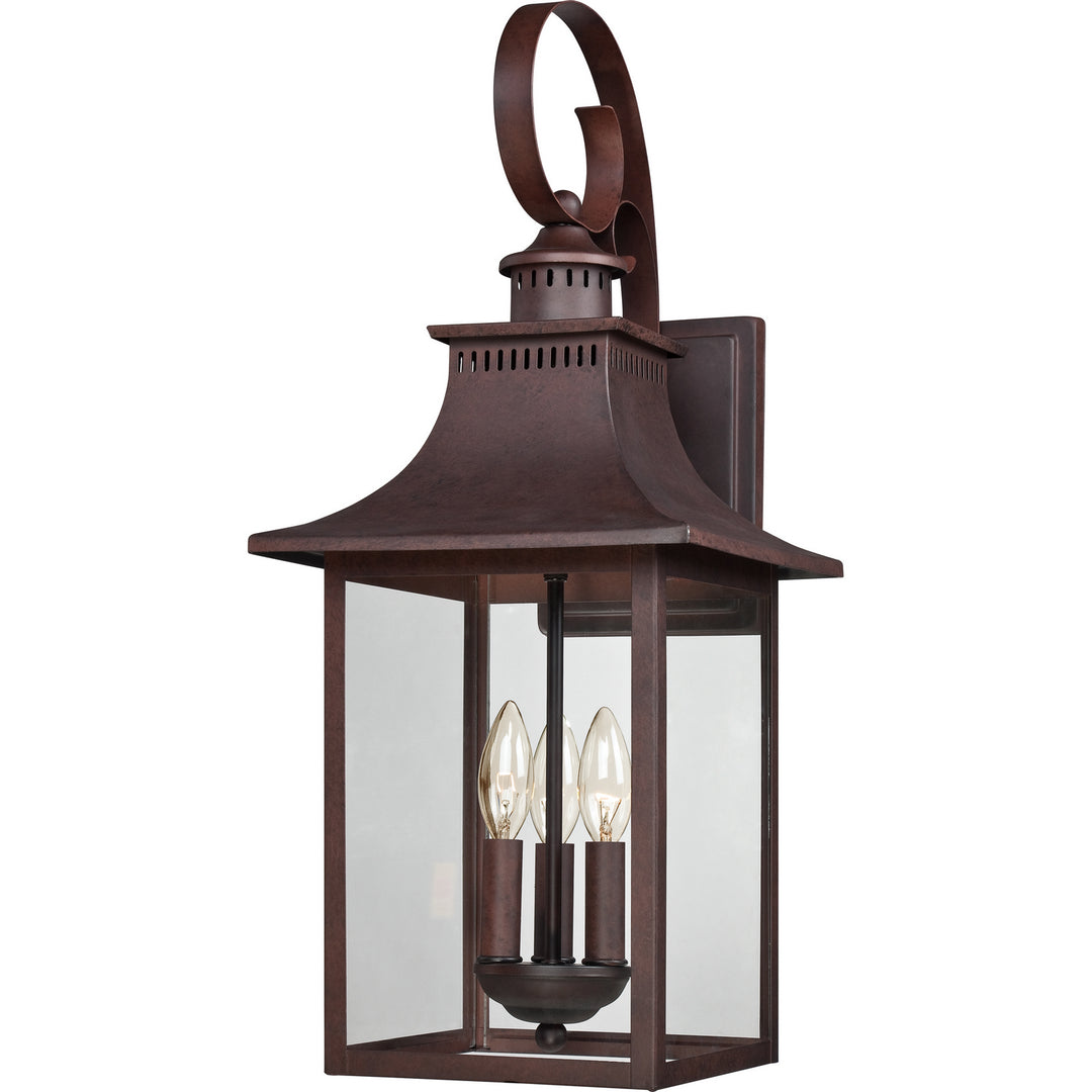 Quoizel Three Light Outdoor Wall Lantern