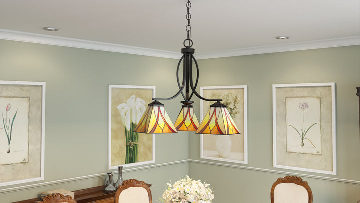 Quoizel Three Light Chandelier