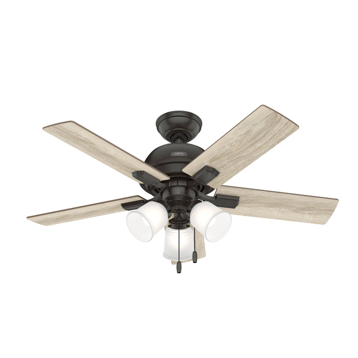 Hunter Fan Crystal Peak 44" Pull Chain Ceiling Fan with 21W LED