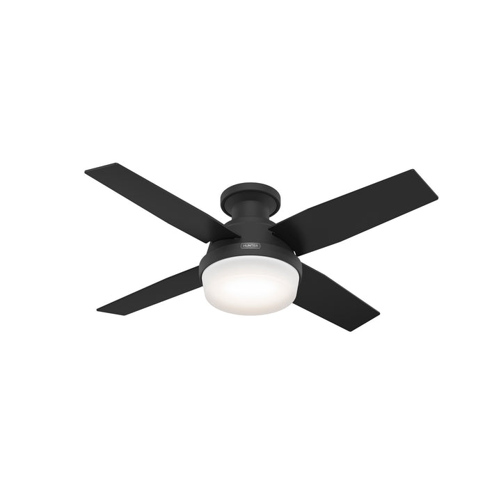 Hunter Fan Dempsey 44" Flushmount Ceiling Fan with 19W LED and Remote