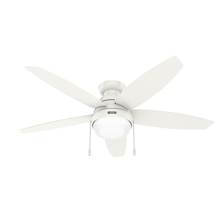 Hunter Fan Lilliana Flushmount Pull Chain Ceiling Fan with 14W LED