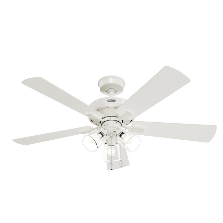 Hunter Fan Crestfield 52" Pull Chain Ceiling Fan with 21W LED